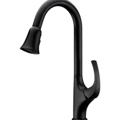 Dawn 15" 1.8 GPM Pull Out Kitchen Faucet, Dark Brown Finish, AB04 3277DBR