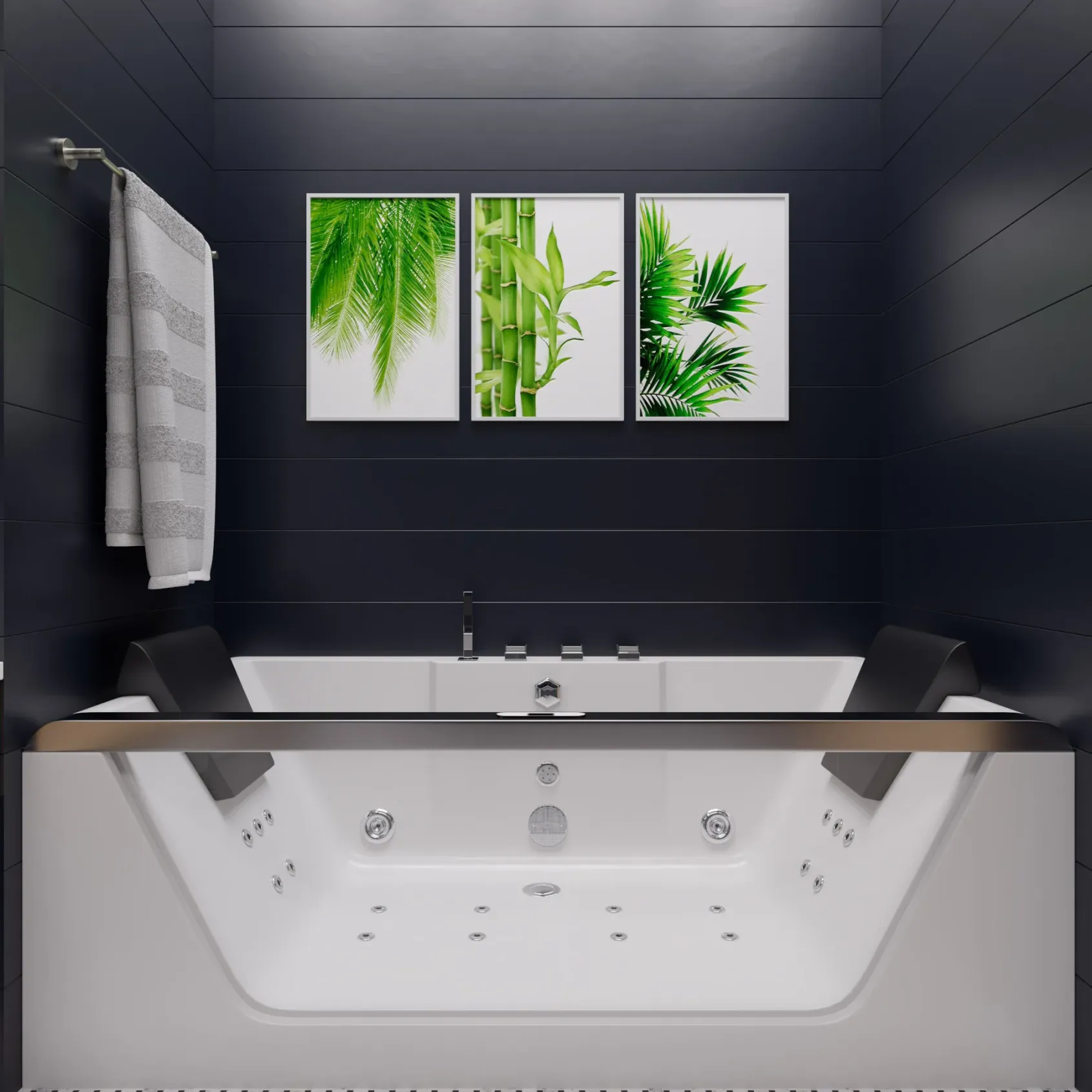 Eago 71" Acrylic Corner Rectangle Bathtub, White, AM196ETL