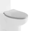 EAGO Plastic, White, R-377SEAT Replacement Soft Closing Toilet Seat for TB377