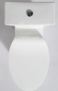 EAGO Plastic, White, R-377SEAT Replacement Soft Closing Toilet Seat for TB377