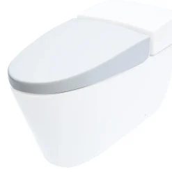EAGO Plastic, White, R-340SEAT Replacement Soft Closing Toilet Seat for TB340