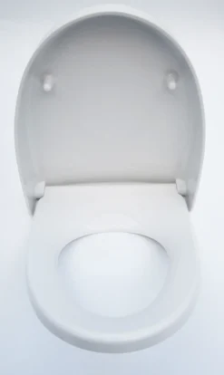 EAGO Plastic, White, R-340SEAT Replacement Soft Closing Toilet Seat for TB340