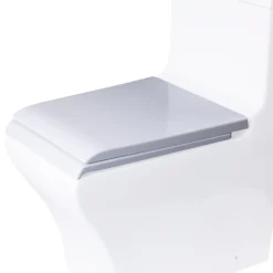 EAGO Plastic, White, R-356SEAT Replacement Soft Closing Toilet Seat for TB356