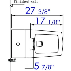 EAGO Plastic, White, R-356SEAT Replacement Soft Closing Toilet Seat for TB356