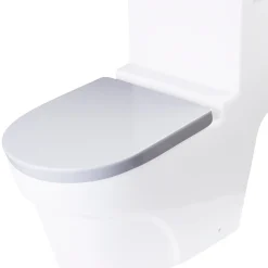 EAGO Plastic, White, R-326SEAT Replacement Soft Closing Toilet Seat for TB326