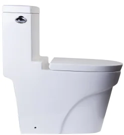 EAGO Plastic, White, R-326SEAT Replacement Soft Closing Toilet Seat for TB326
