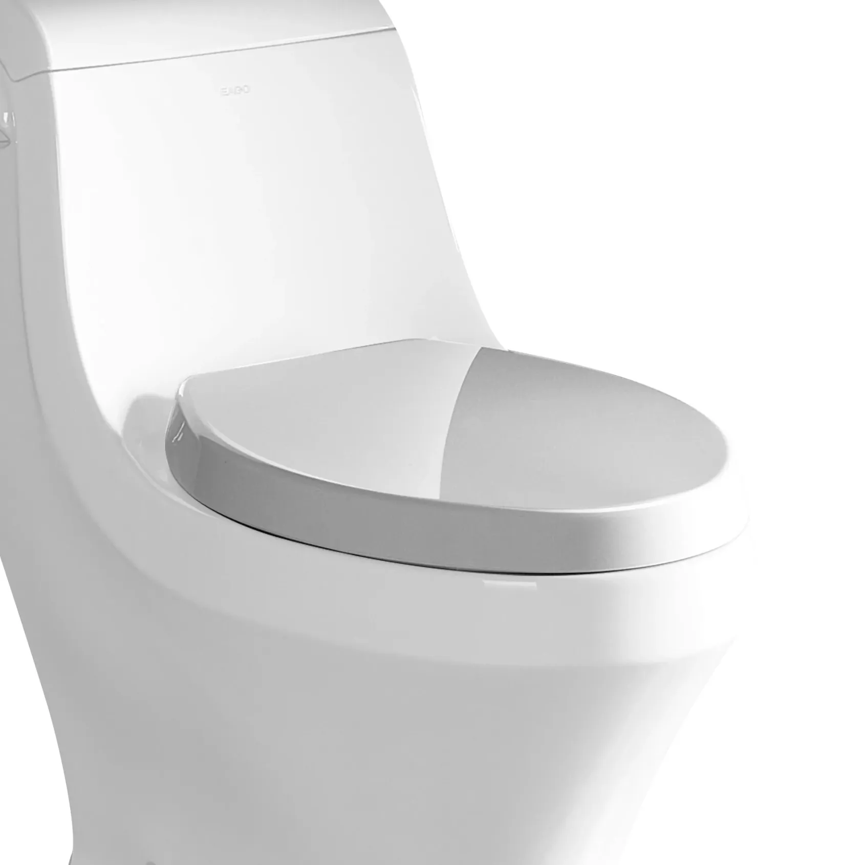 EAGO Plastic, White, R-133SEAT Replacement Soft Closing Toilet Seat for TB133