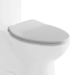 EAGO Plastic, White, R-364SEAT Replacement Soft Closing Toilet Seat for TB364
