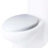 EAGO Plastic, White, R-309SEAT Replacement Soft Closing Toilet Seat for TB309