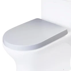 EAGO Plastic, White, R-353SEAT Replacement Soft Closing Toilet Seat for TB353