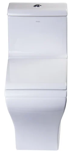 EAGO Porcelain, White, TB356 Dual Flush One Piece High-Efficiency Low Flush Ceramic Toilet