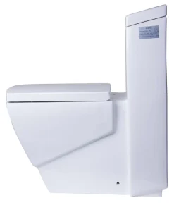 EAGO Porcelain, White, TB336 One Piece High-Efficiency Low Flush Ceramic Toilet