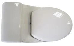 EAGO Porcelain, White, TB108 One Piece High Efficiency Low Flush Eco-Friendly Ceramic Toilet