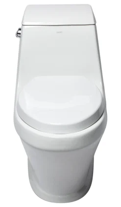 EAGO Porcelain, White, TB133 Single Flush One Piece Ceramic Toilet