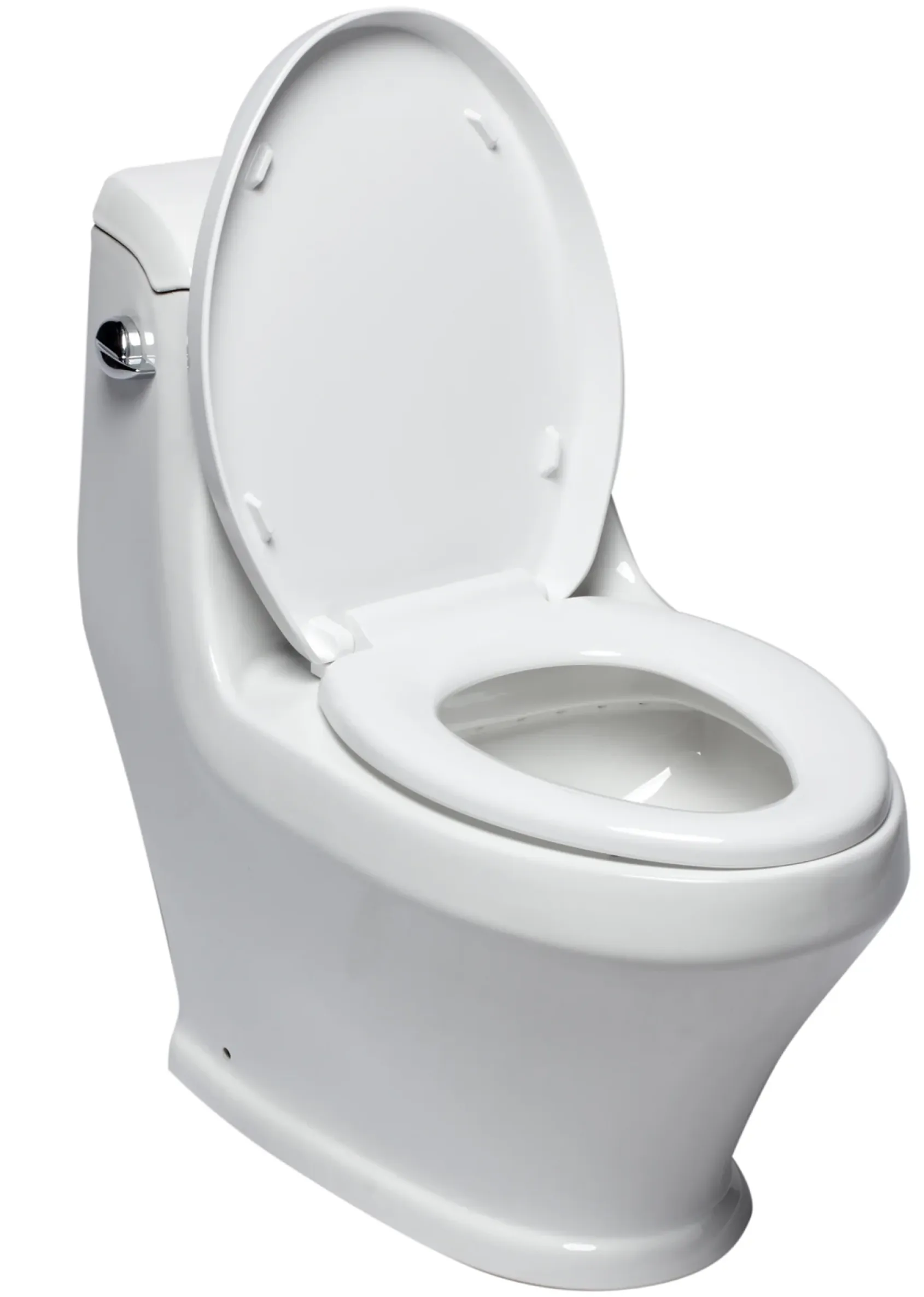 EAGO Porcelain, White, TB133 Single Flush One Piece Ceramic Toilet