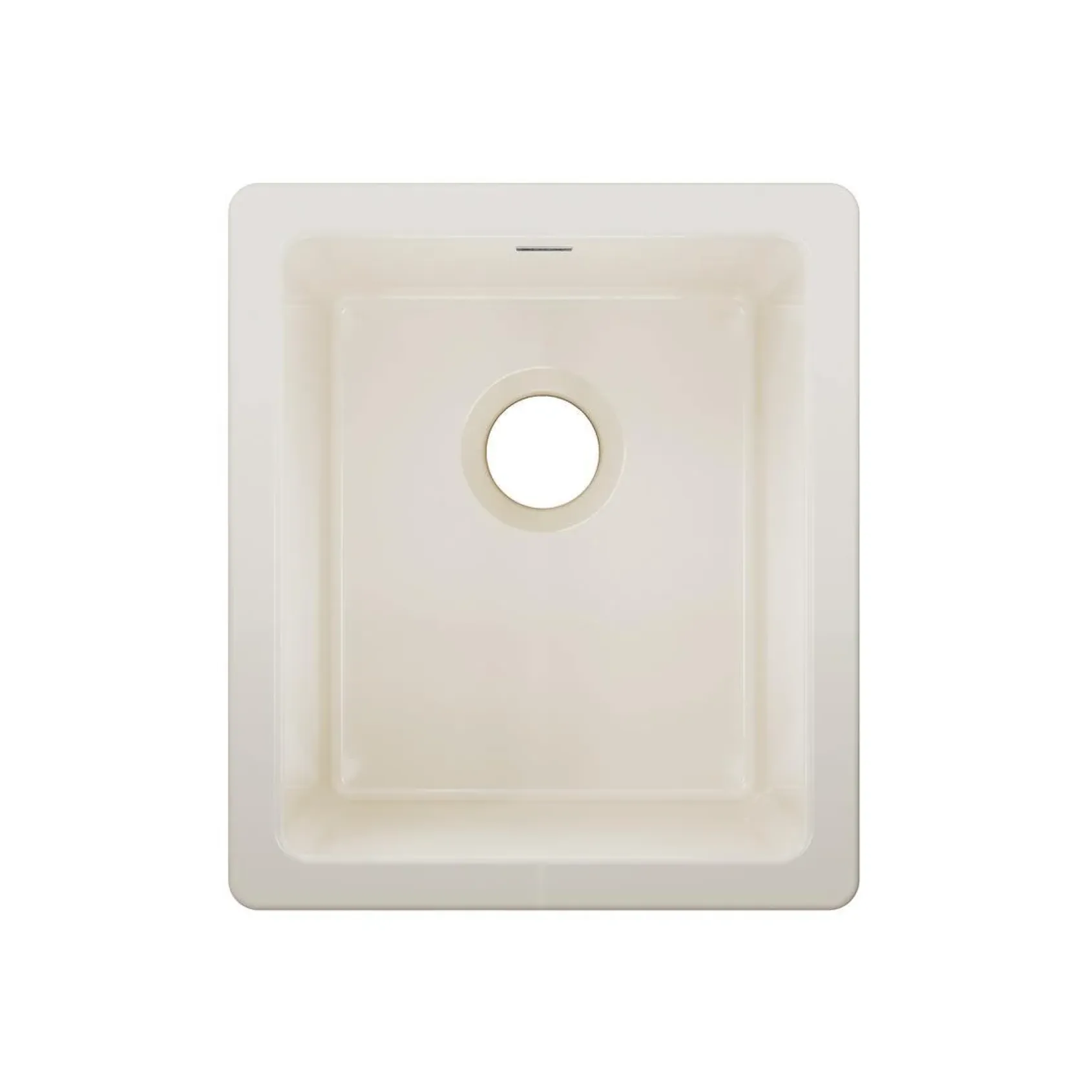 Elkay 16" Fireclay Bar Sink, Biscuit, SWU1517BI