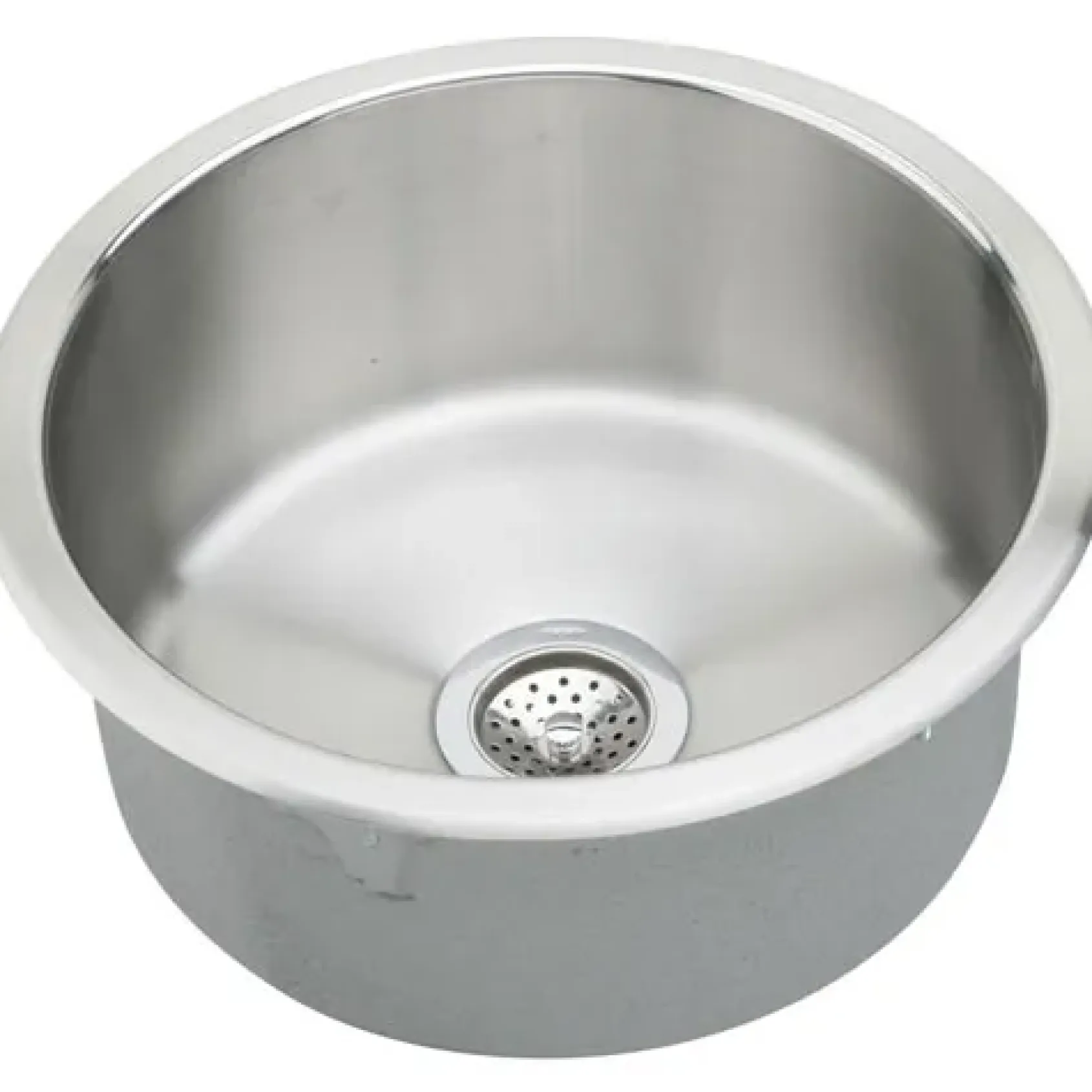 Elkay Asana 14" Round Stainless Steel ADA Bar/Prep Sink, Lustrous Satin, 18 Gauge, RLR12FB