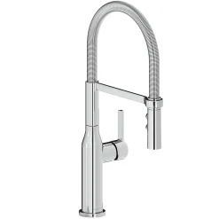 Elkay Avado Forward Only Lever Handle Semiprofessional Spout Brass ADA Kitchen Faucet, Chrome, LKAV1061CR