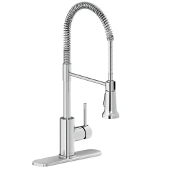 Elkay Avado Lever Handle Semiprofessional Spout Brass ADA Kitchen Faucet, Chrome, LKAV2061CR