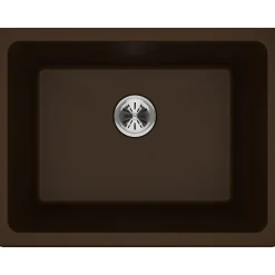 Elkay Classic 25" Quartz Laundry Sink, Mocha, ELGU251912PDMC0