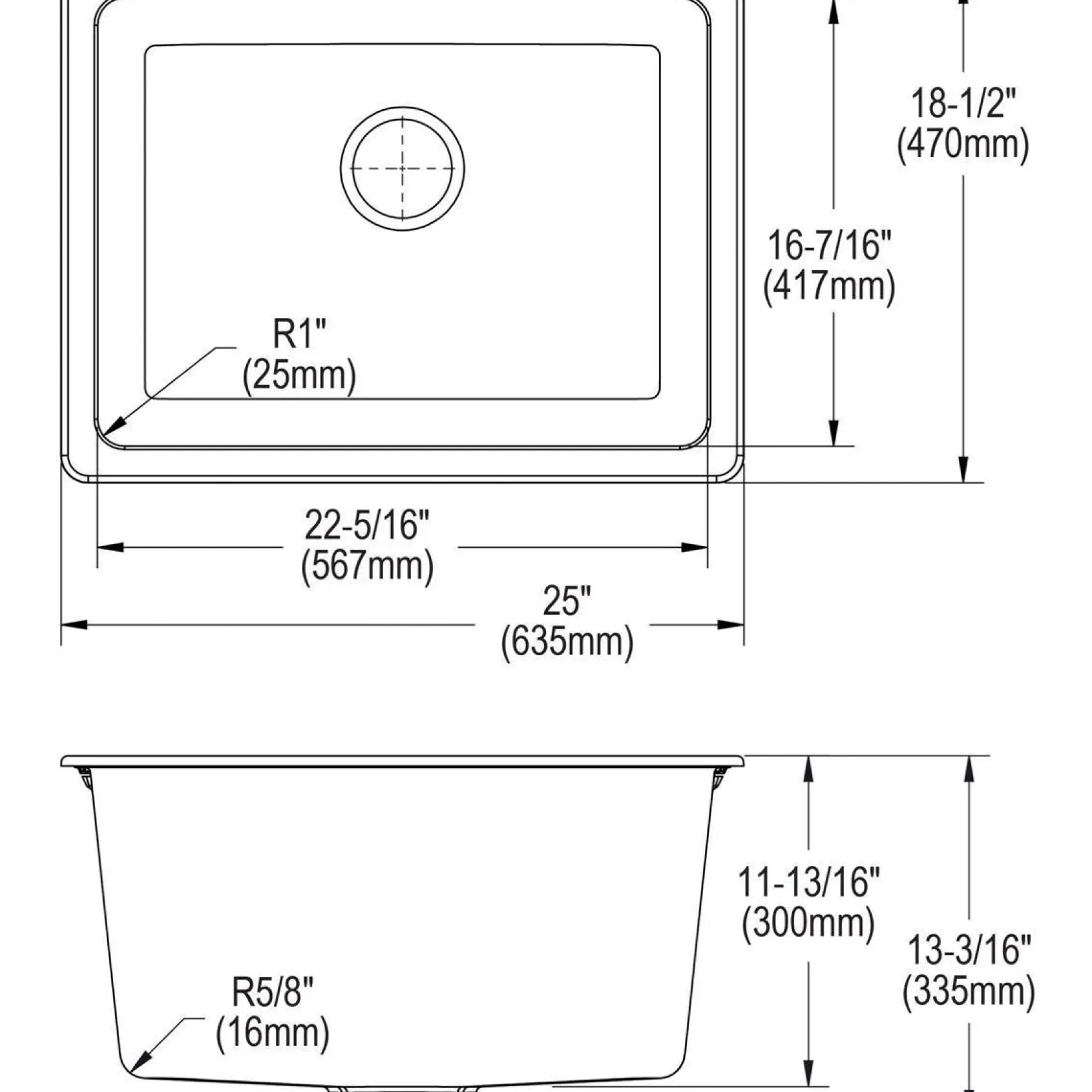 Elkay Classic 25" Quartz Laundry Sink, Putty, ELGU251912PDPT0