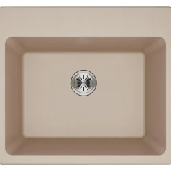 Elkay Classic 25" Quartz Laundry Sink, Putty, ELG252212PDPT0