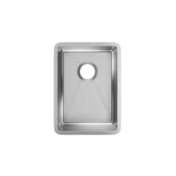 Elkay Crosstown 14" Stainless Steel Bar Sink, Polished Satin, ECTRU12179T