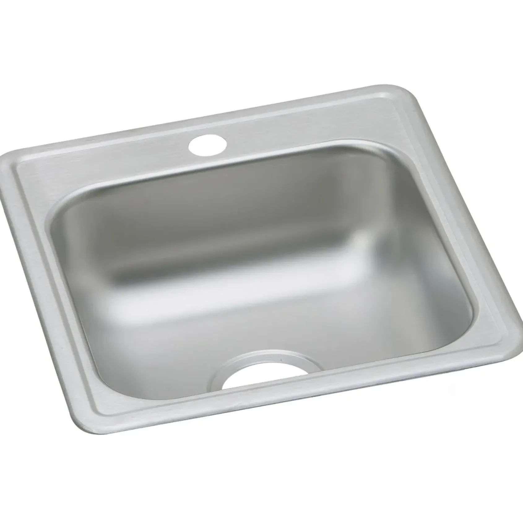 Elkay Dayton 17" Stainless Steel Bar Sink, Satin, 1 Faucet Hole, D117191