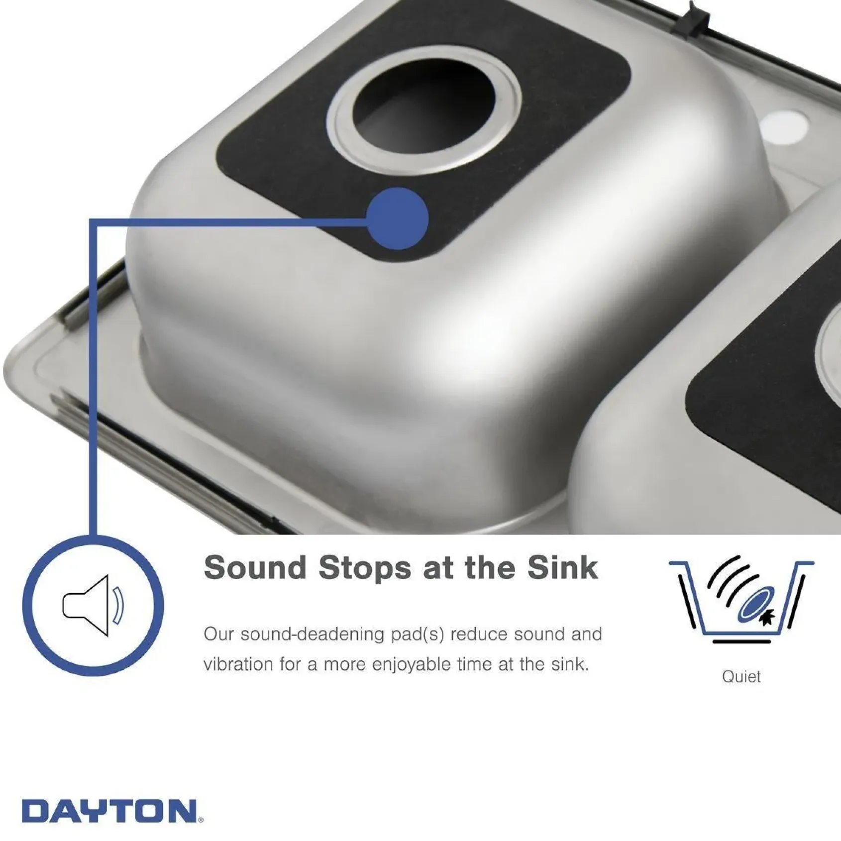 Elkay Dayton 20" Stainless Steel Laundry Sink, Premium Highlighted Satin, OS4 Faucet Hole, DPC1202010OS4