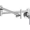 Elkay LKAV4091CR Avado Wall Mount Single Hole Pot Filler Kitchen Faucet with Lever Handles Chrome