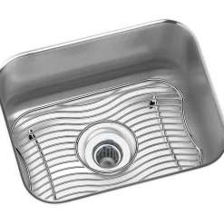 Elkay Lustertone Classic 15" Stainless Steel Bar Sink Kit, Lustrous Satin, ELUH129DBG