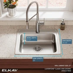 Elkay Lustertone Classic 22