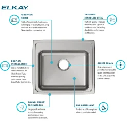 Elkay Lustertone Classic 22