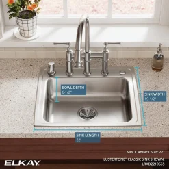 Elkay Lustertone Classic 22