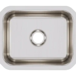 Elkay Lustertone Classic 15" Stainless Steel Bar Sink, Lustrous Satin, ELUH129