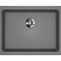 Elkay Classic 25" Quartz Kitchen Sink, Greystone, ELGUAD2519PDGS0