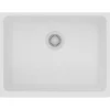 Elkay Classic 25" Quartz Kitchen Sink, White, ELGU2522WH0
