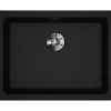 Elkay Classic 25" Quartz Kitchen Sink, Black, ELGUAD2519PDBK0