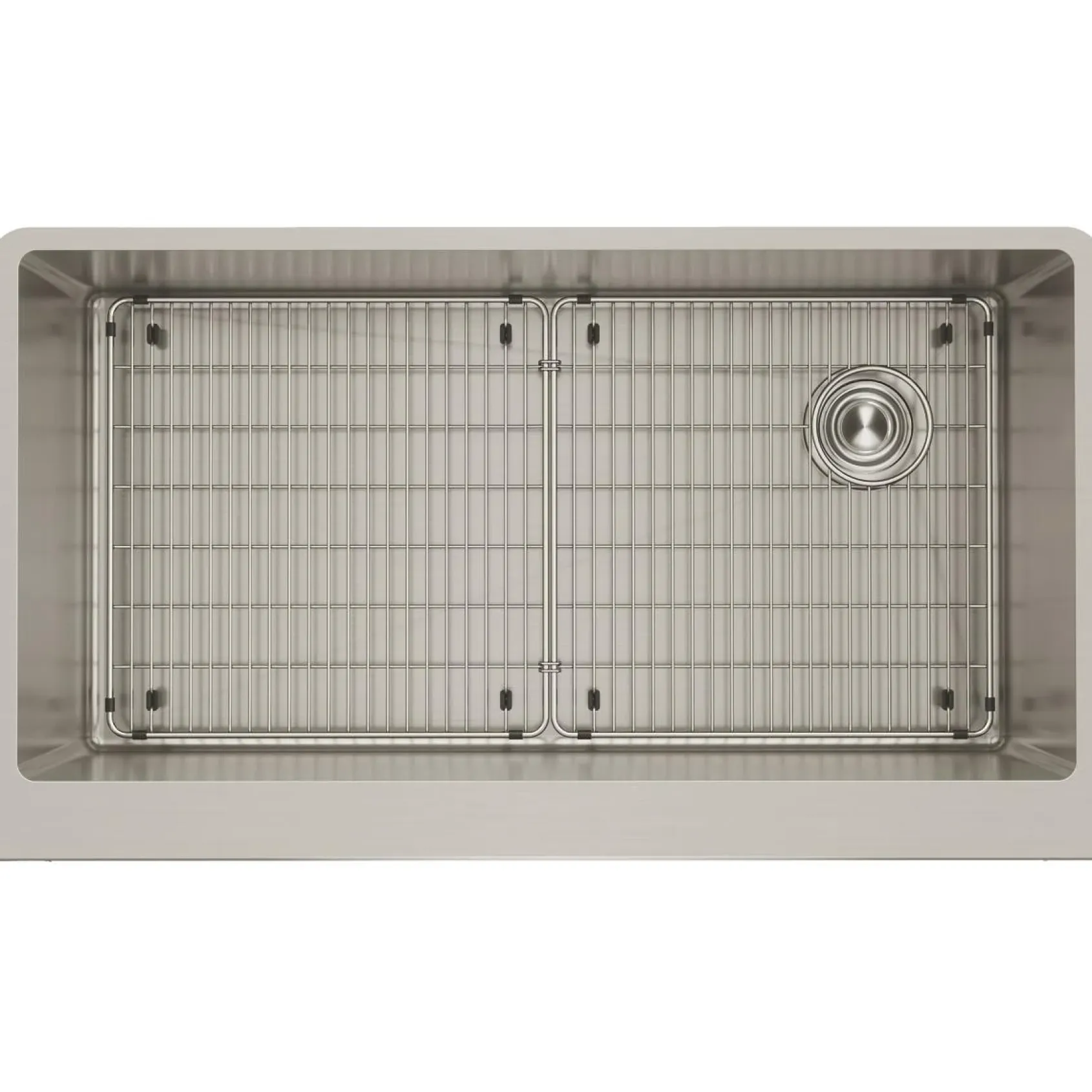 Elkay Crosstown 36" Stainless Steel Farmhouse Kitchen Sink for Interchangeable Apron, 16 Gauge, Polished Satin, CTXF134179RC