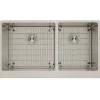 Elkay Crosstown 36" Stainless Steel Farmhouse Kitchen Sink for Interchangeable Apron, 55/65 Double Bowl, 16 Gauge, Polished Satin, CTXF234179C