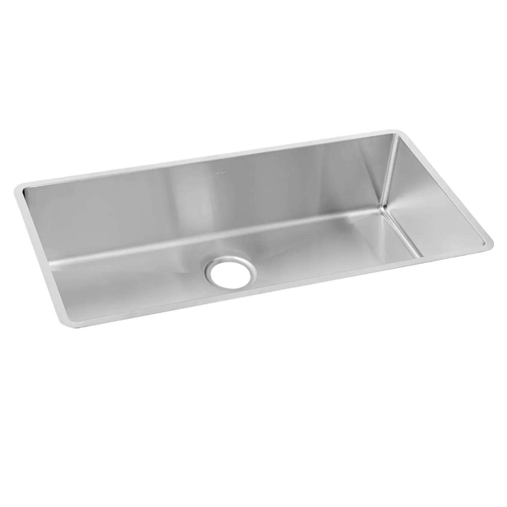 Elkay Crosstown 37" Stainless Steel Kitchen Sink, 18 Gauge, Polished Satin, ECTRU35179T