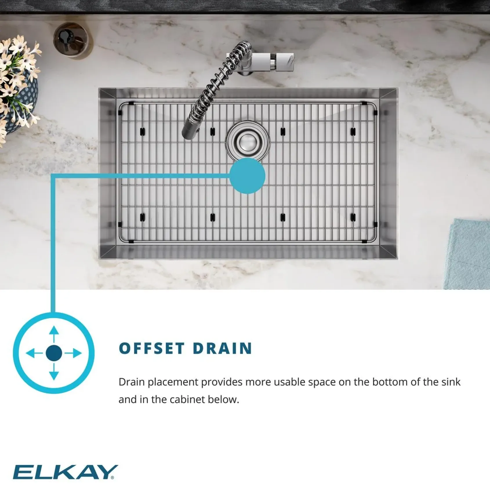 Elkay Crosstown 36" Stainless Steel Farmhouse Kitchen Sink, 50/50 Double Bowl, 18 Gauge, Polished Satin, ECTRUFA32179