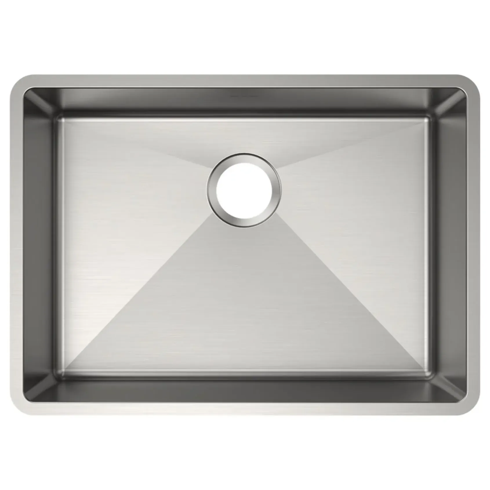 Elkay Crosstown 26" Undermount Stainless Steel ADA Kitchen Sink, Polished Satin, 18 Gauge, ECTRUAD241755