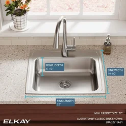 Elkay Lustertone Classic 22