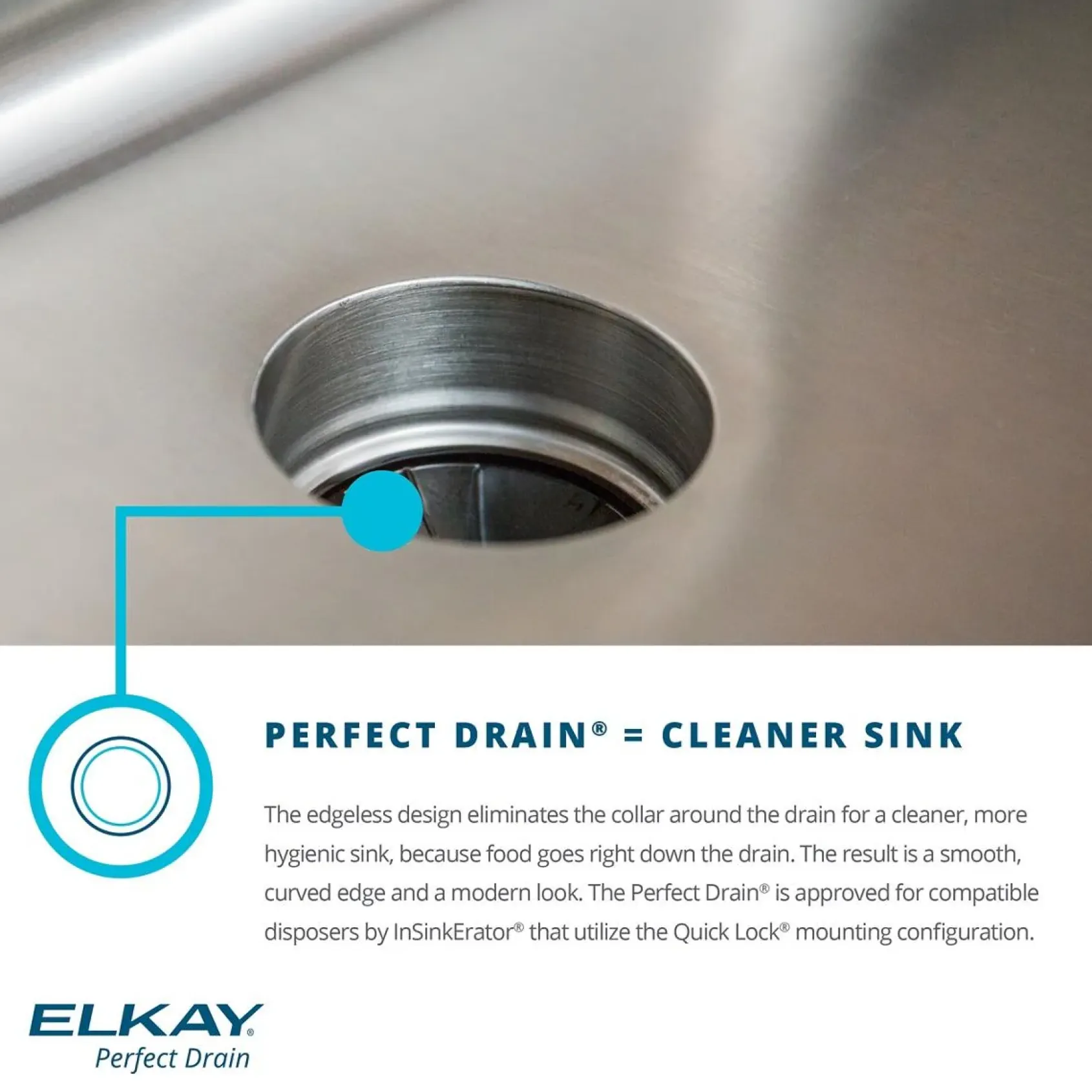 Elkay Lustertone Classic 33" Drop In/Topmount Stainless Steel Kitchen Sink, 50/50 Double Bowl, Lustrous Satin, 3 Faucet Holes, Perfect Drain, LR3321PD3