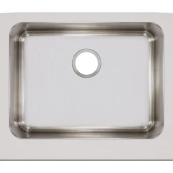 Elkay Lustertone Classic 25" Stainless Steel Farmhouse Kitchen Sink, 18 Gauge, Lustrous Satin, ELUHF2520