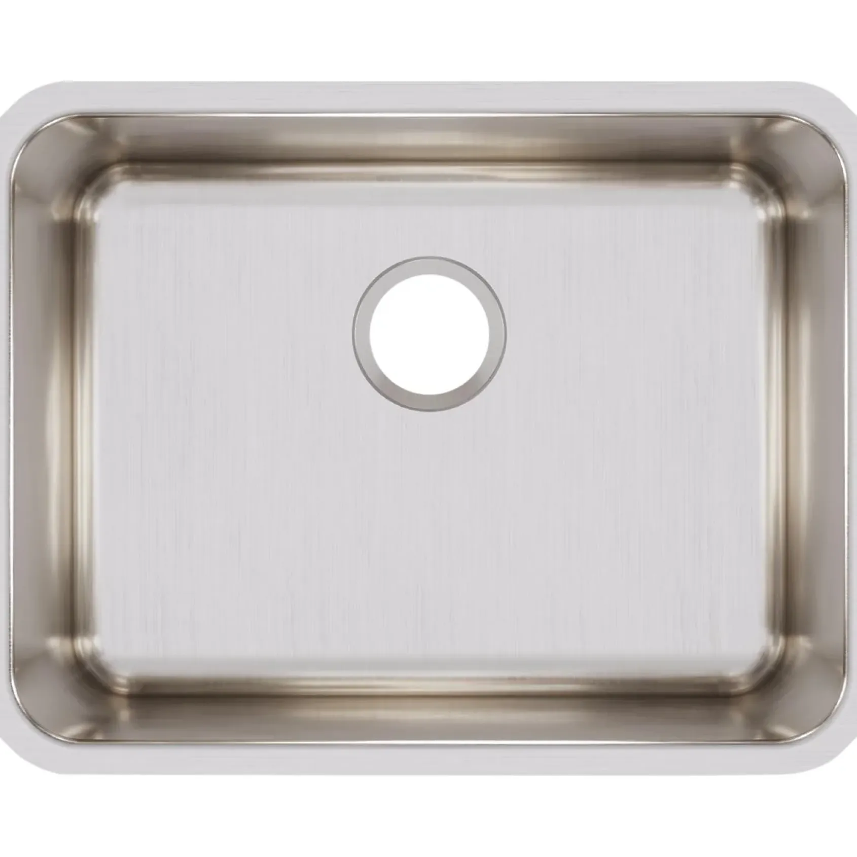 Elkay Lustertone Classic 24" Stainless Steel Kitchen Sink, 18 Gauge, Lustrous Satin, ELUH211510