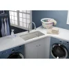 Elkay Lustertone Classic 24" Stainless Steel Kitchen Sink, 18 Gauge, Lustrous Satin, ELUH211512