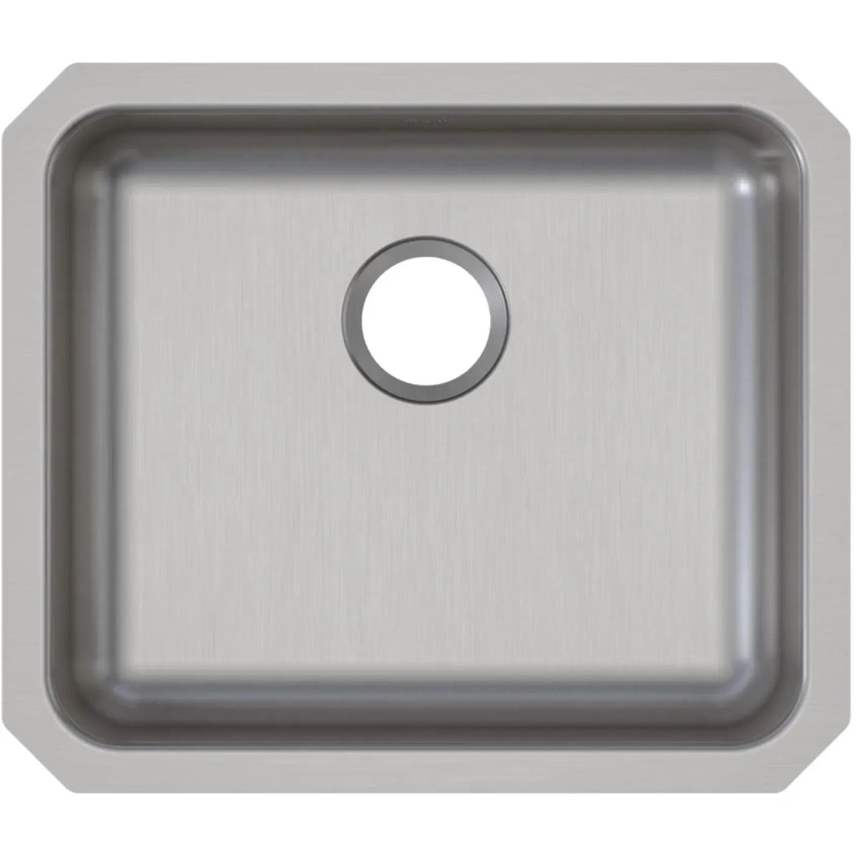 Elkay Lustertone Classic 22" Undermount Stainless Steel ADA Kitchen Sink, Lustrous Satin, 18 Gauge, ELUHAD191645