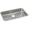 Elkay Lustertone Classic 31" Undermount Stainless Steel ADA Kitchen Sink, Lustrous Satin, 18 Gauge, ELUHAD281655
